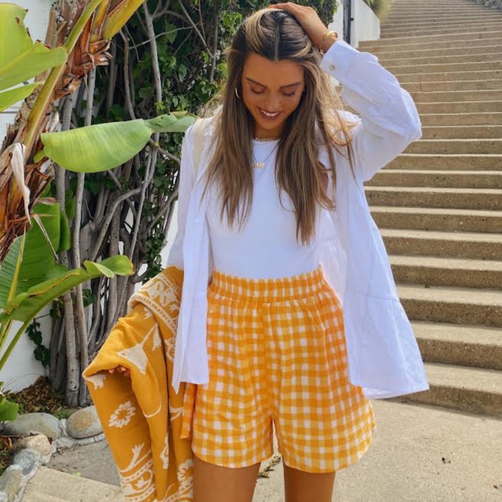 Orange shorts
